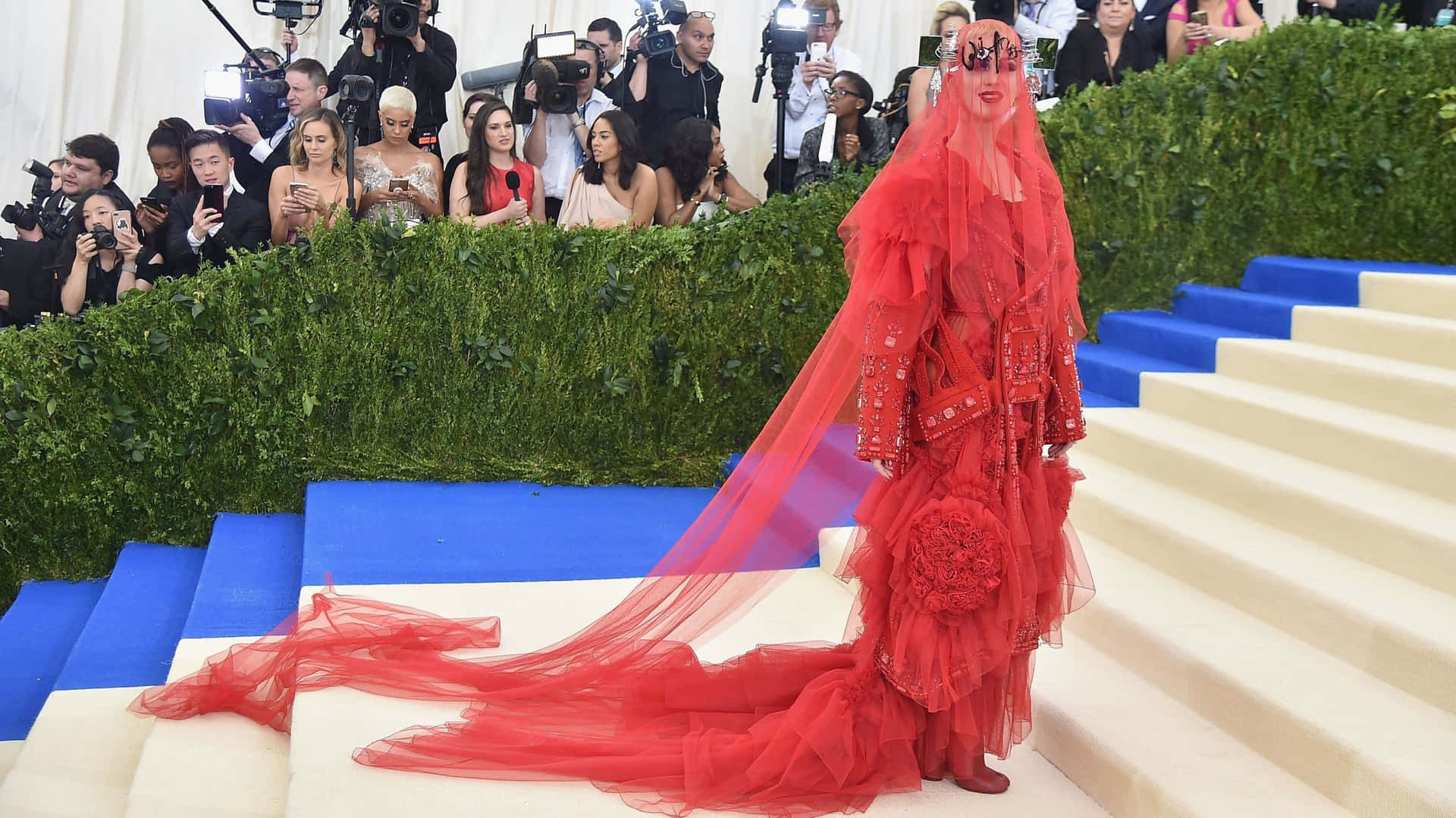 Celebrities Attend The 72nd Annual Met Gala In New York City Wallpaper