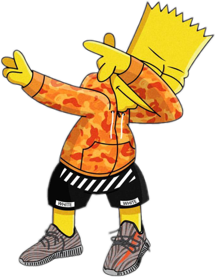 Bart Dab Supreme Simpson Gang Trap Swag Fresh Simpsons Things