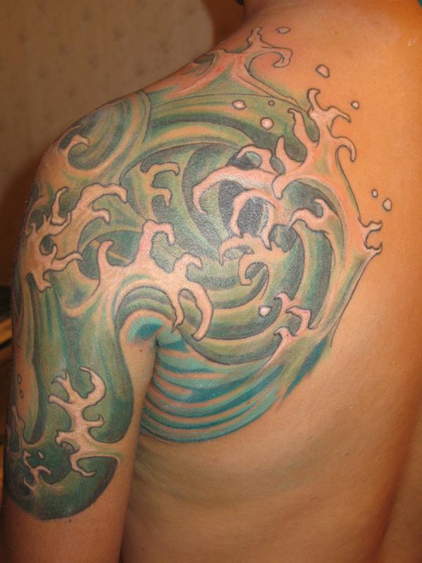 Japanese Waves Tattoo