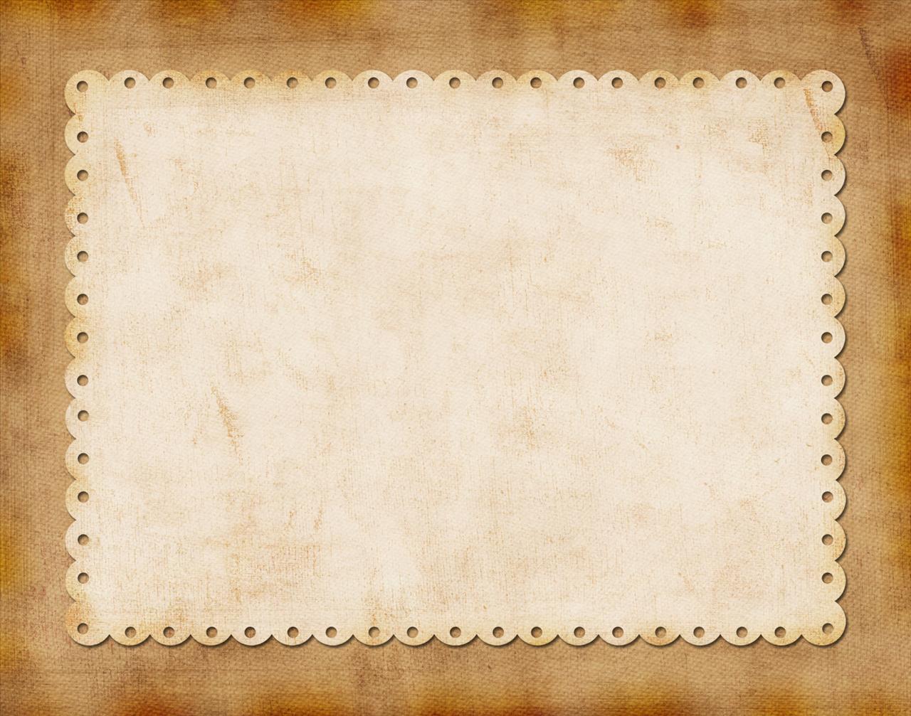 Ivory On Tan Brown Wallpaper Small