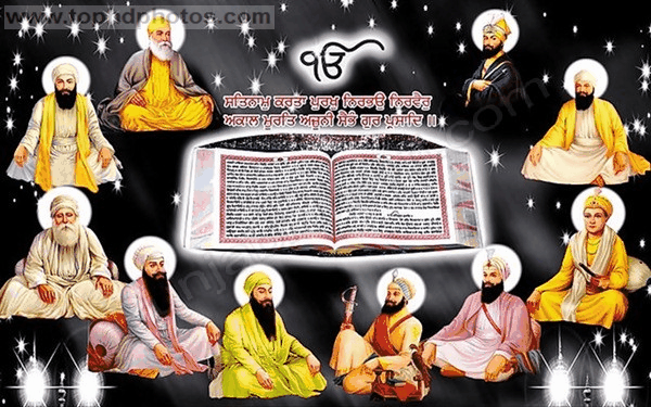 Here Ten Sikh Guru Wallpaper Nanak Dev Ji