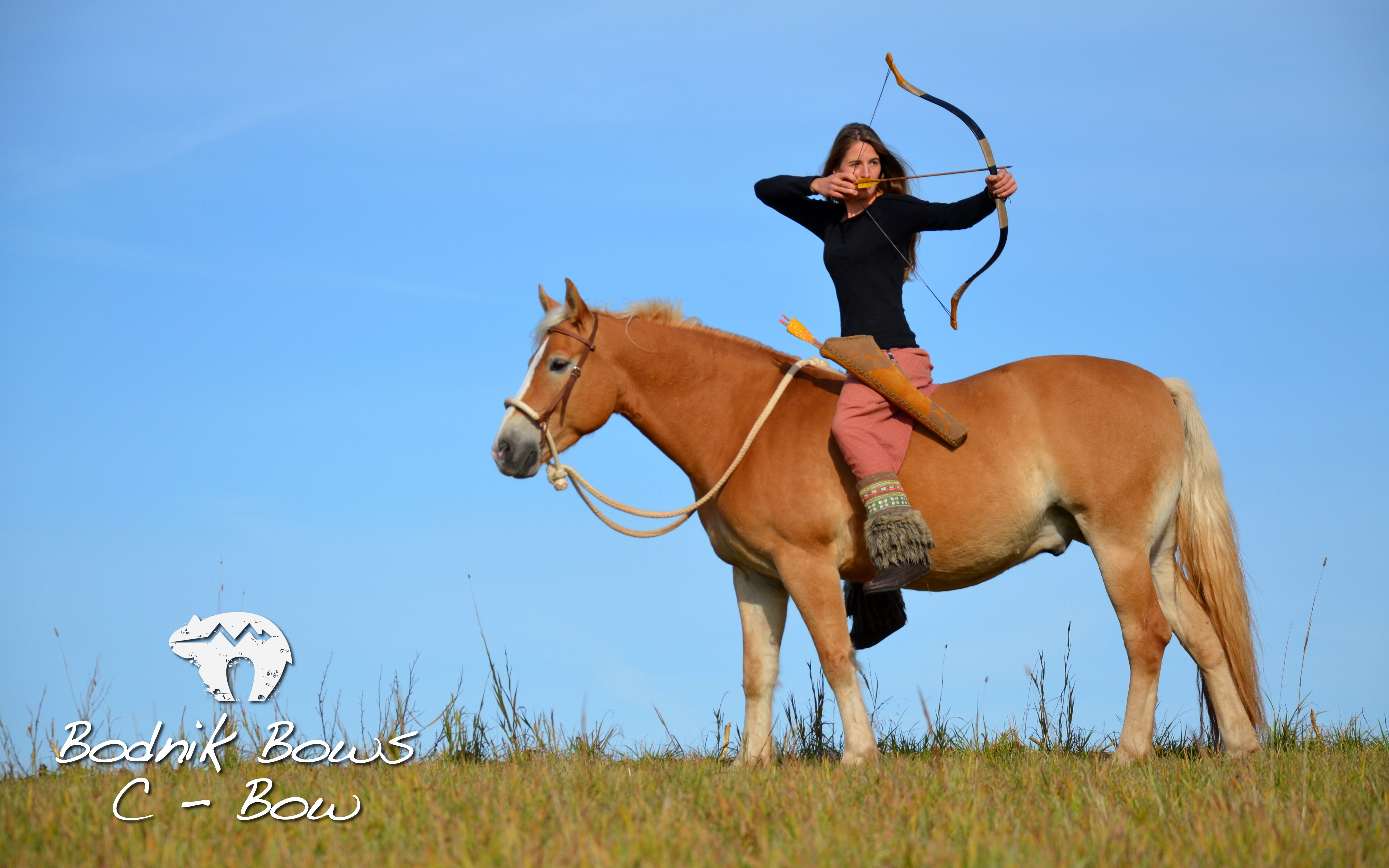 Hintergrundbild C Bow Horseback Archery Seitenverh Ltnis