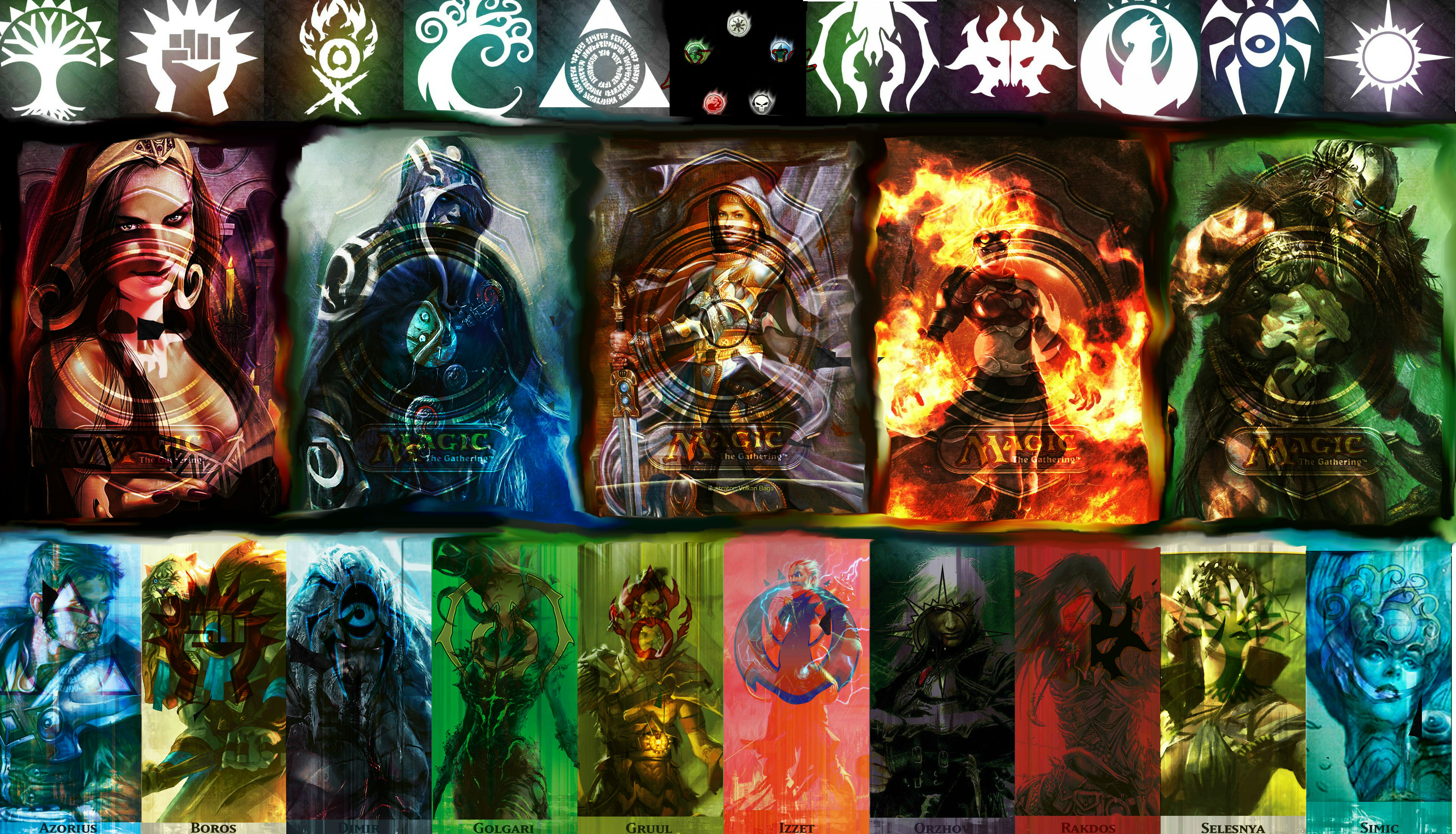 Magic The Gathering Planeswalkers Wallpaper On