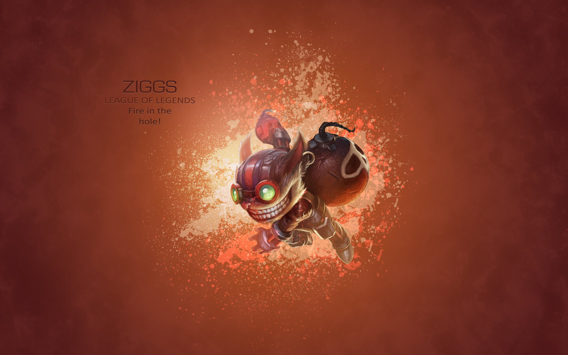 League Of Legends Ziggs Wallpaper By V Slaze