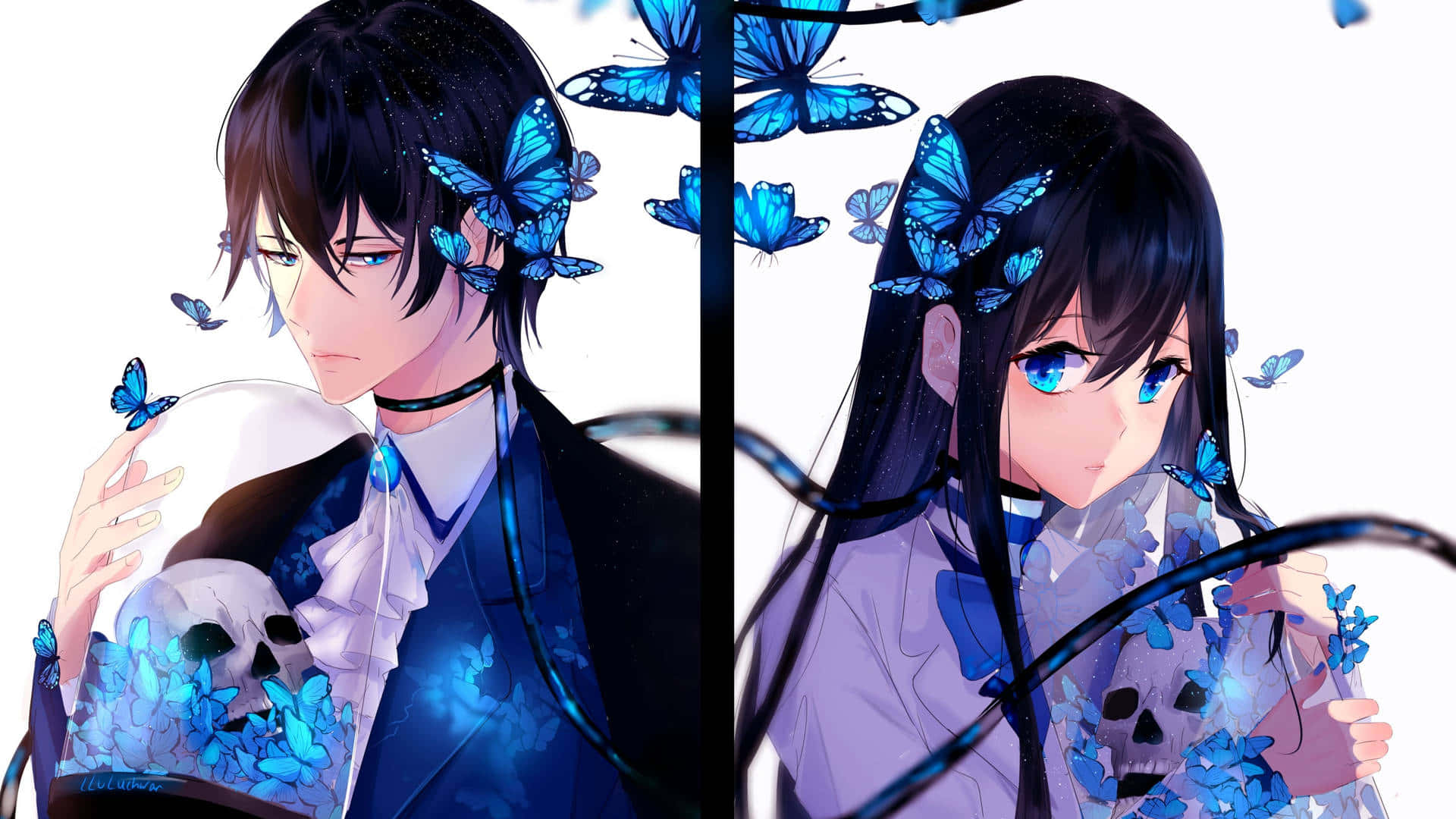 Aesthetic Couple Anime Wallpaper