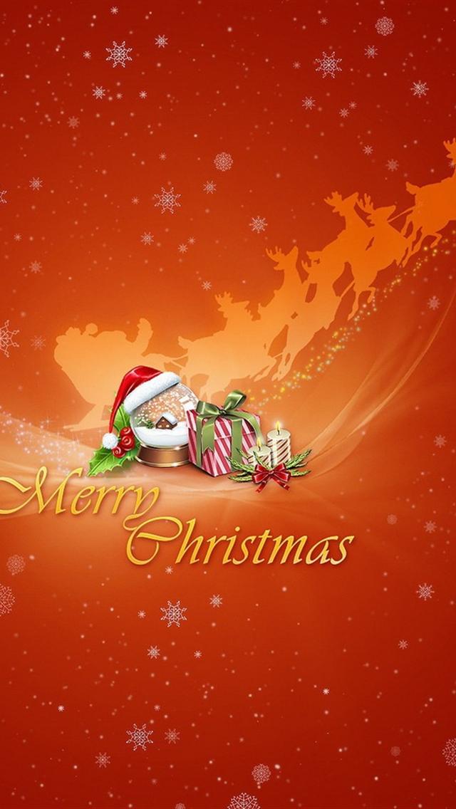 Merry Christmas iPhone HD Wallpaper