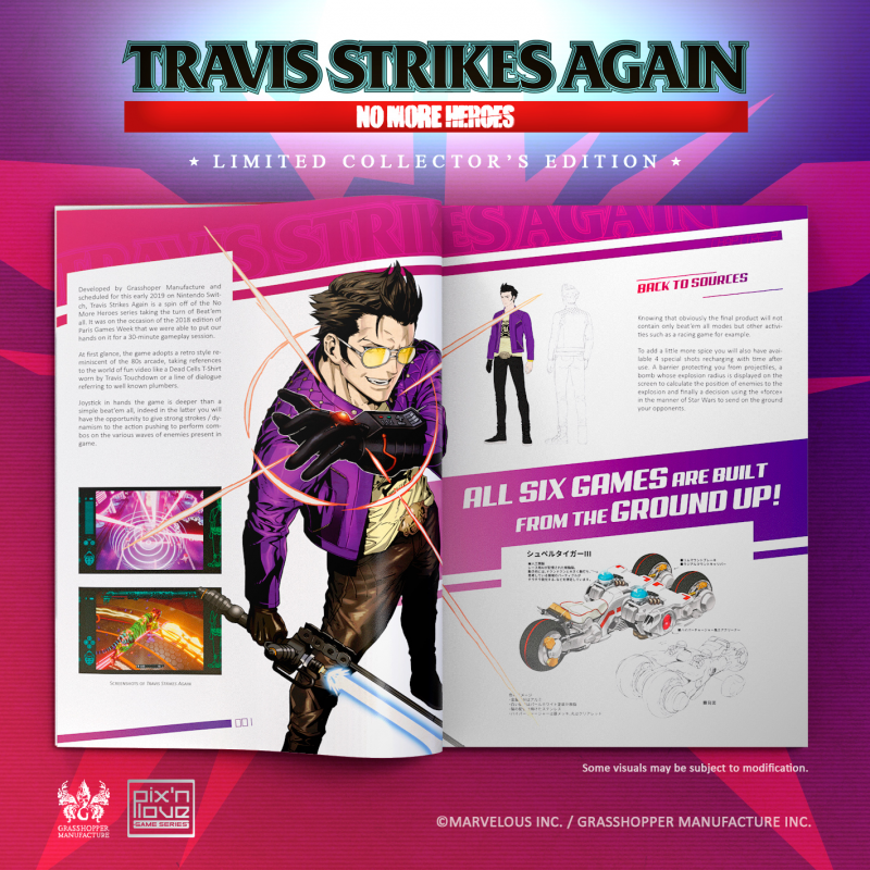 Travis Strikes Again Collector S Edition Signature Pix N Love