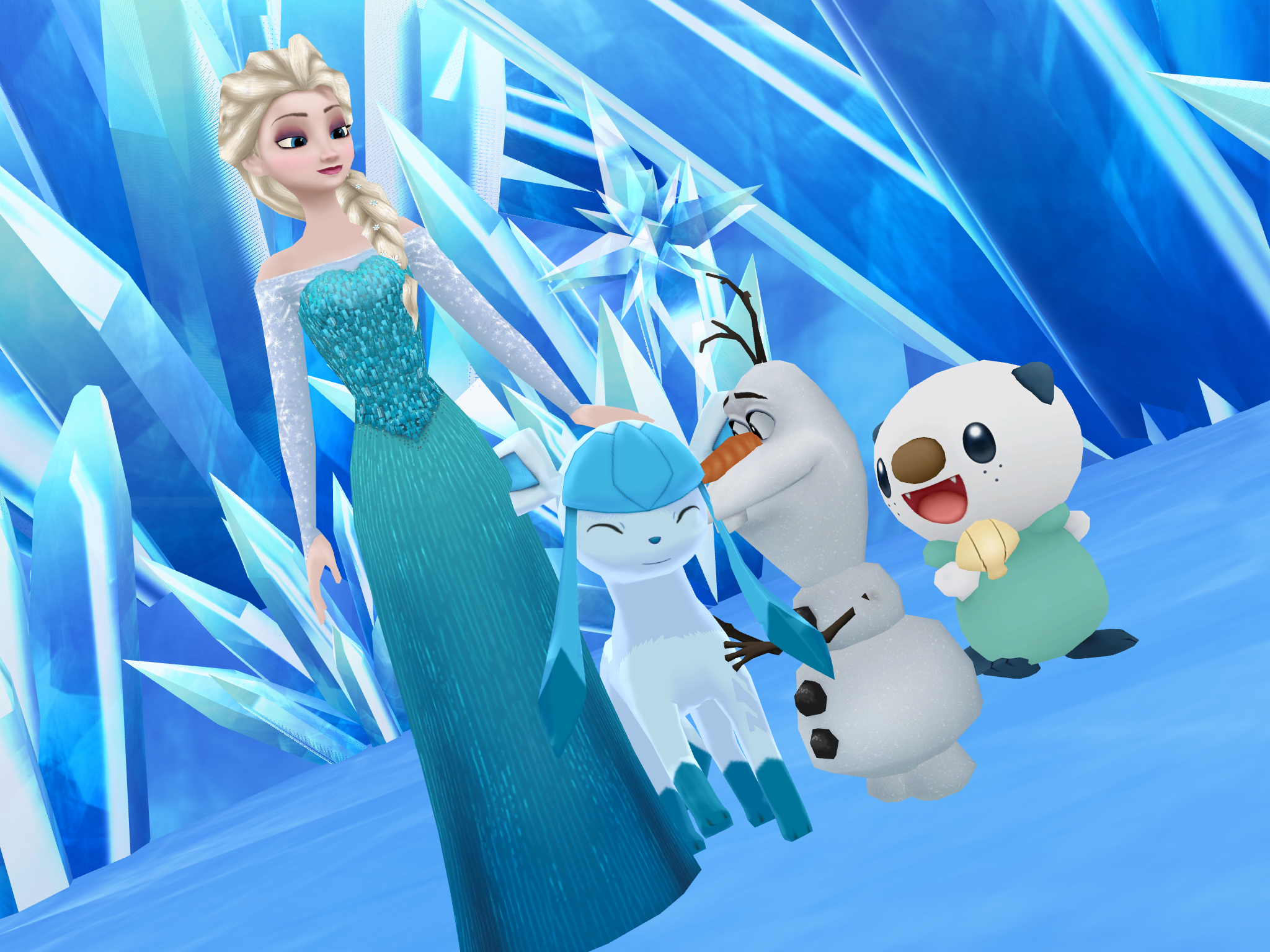 Mmd Frozen Pkmn Lovely Glaceon By Jackfrostoverland