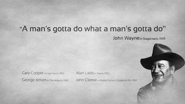 John Wayne Gray Quotes Men Actors Wallpaper
