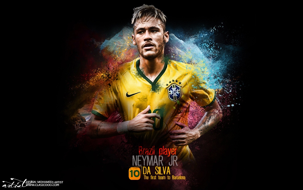 Neymar Jr Brazil Player By Designer Artist2015