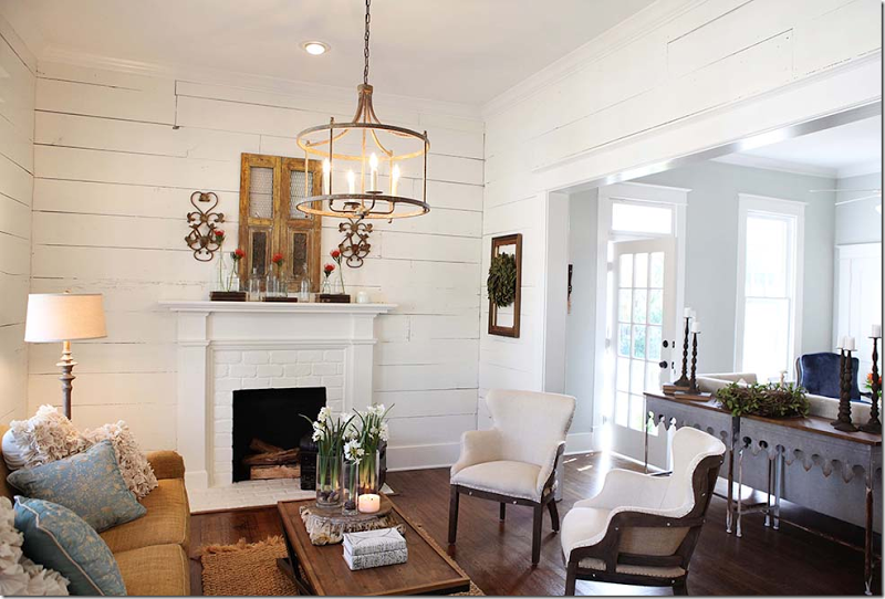 Magnolia Home Joanna Gaines Off White Shiplap Wood on Sure Strip Wallp   All 4 Walls Wallpaper