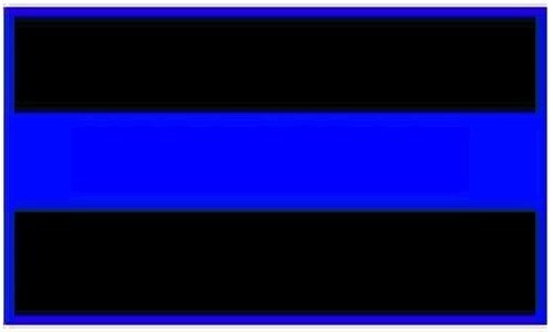 The blue line represents the camaraderie of all law enforcement 500x300