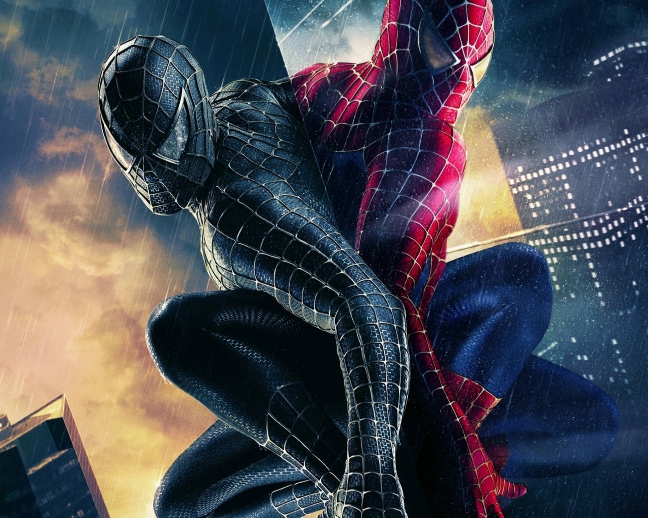 HD Movie Wallpaper Of Spiderman In Black