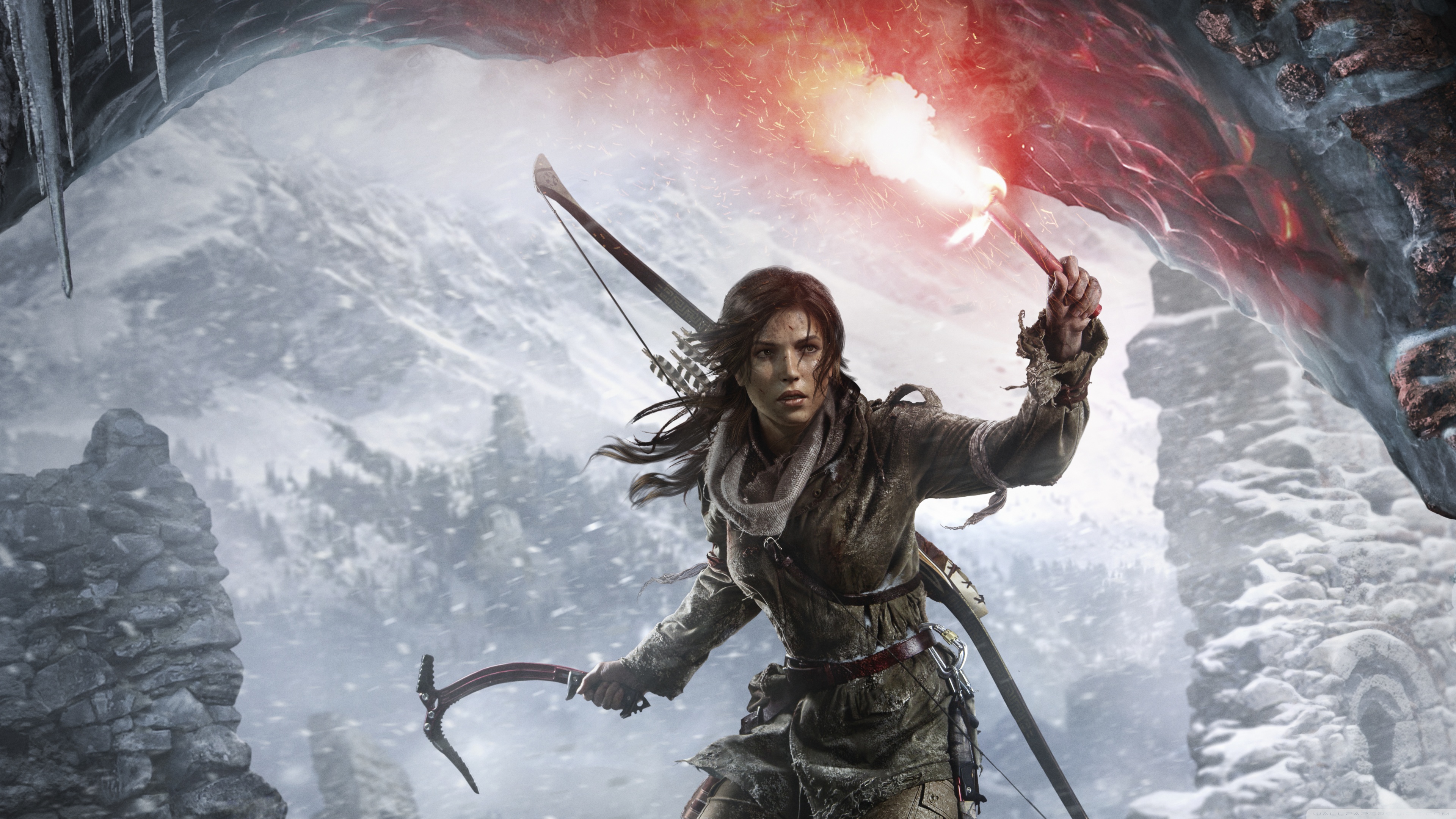 Rise Of The Tomb Raider Journey 4K HD Desktop Wallpaper for