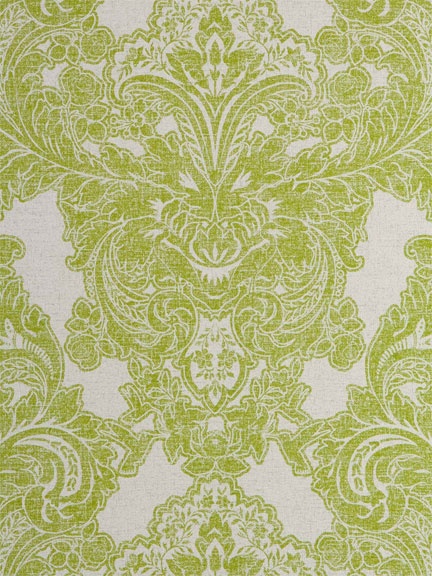Lime Green And Grey Damask Wallpaper From American Pany Sherwin