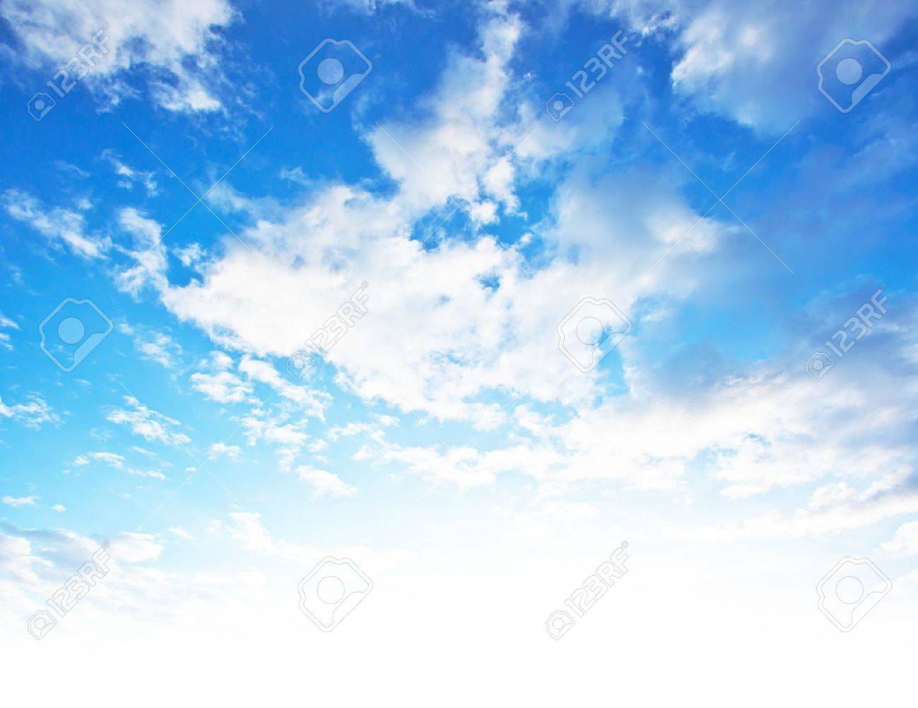 Blue Sky Background Beautiful Abstract Natural Backdrop