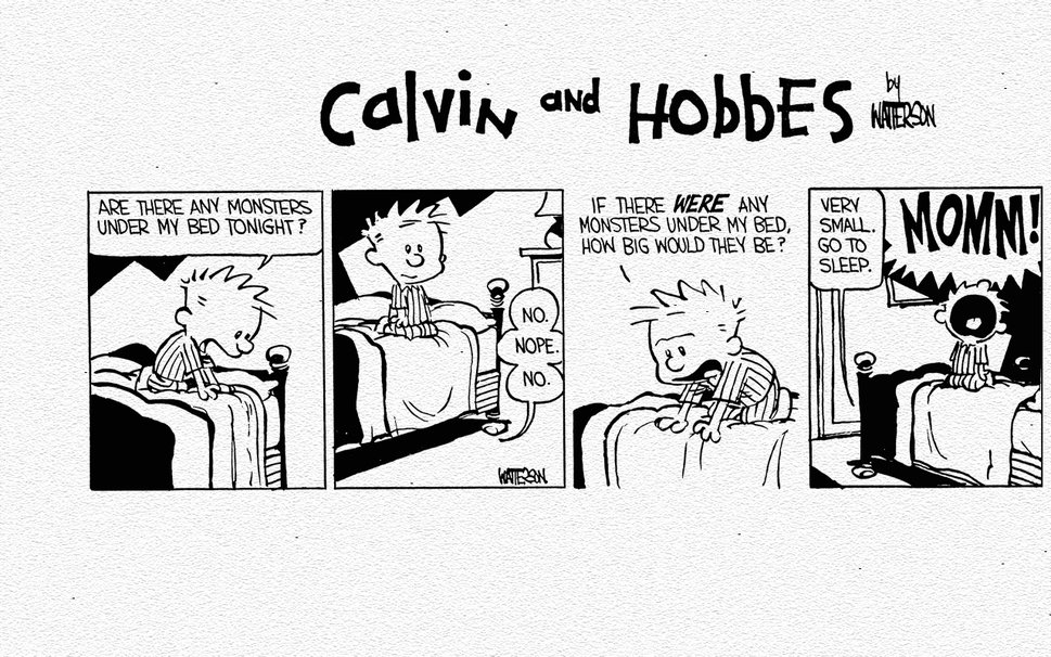 Calvin And Hobbes Monsters Wallpaper