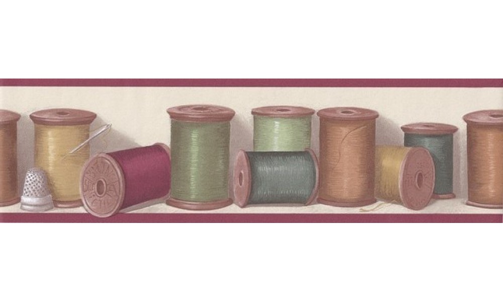 Free download Home Bordo Cream Sewing Thread Wallpaper Border [1000x600] for your Desktop