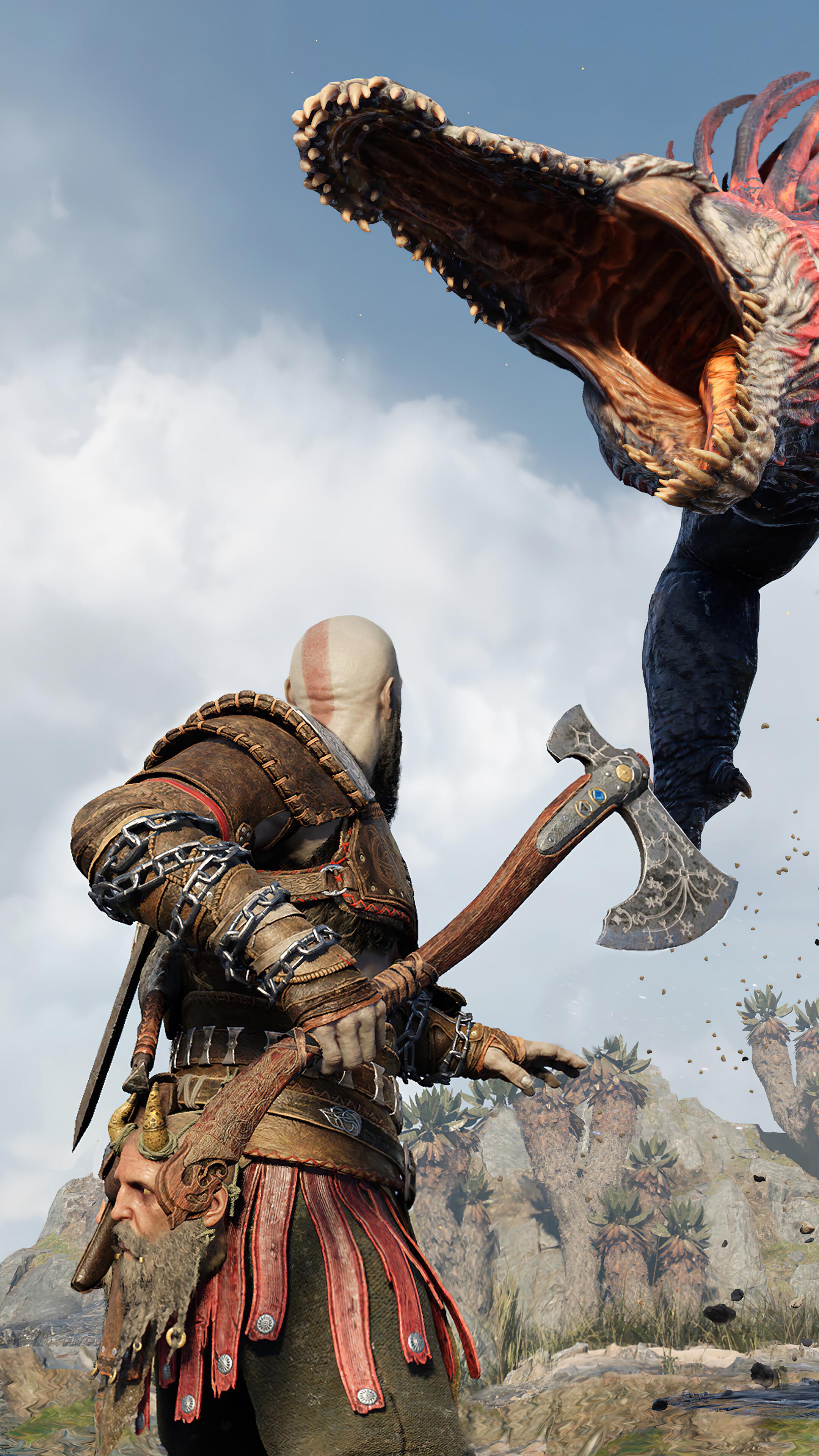 God Of War Ragnarok Ps5 4k Phone iPhone Wallpaper 7341b