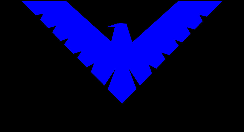 Nightwing Symbol Wallpaper Hd 1024x556