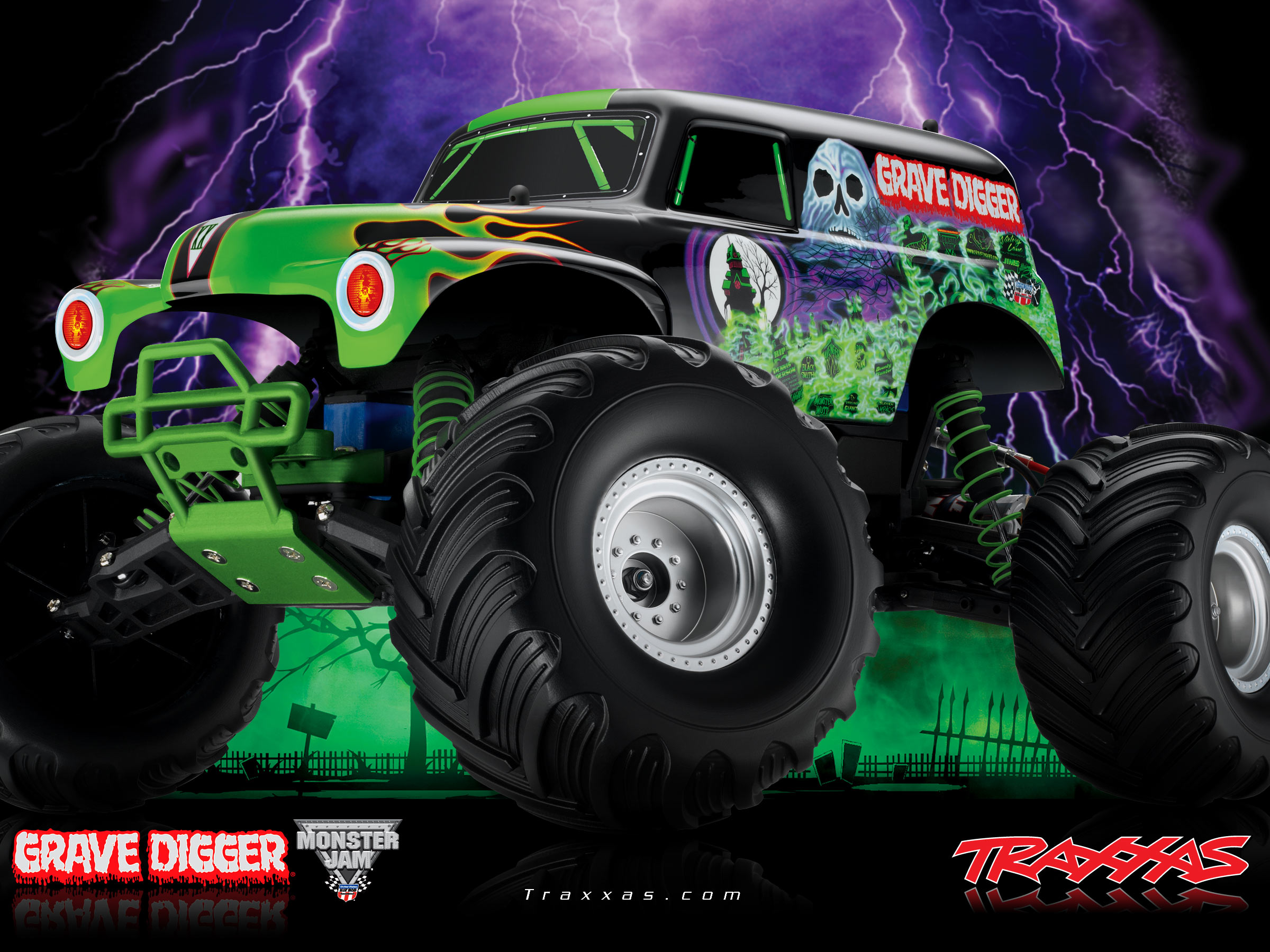 Grave Digger Monster Truck Race Racing