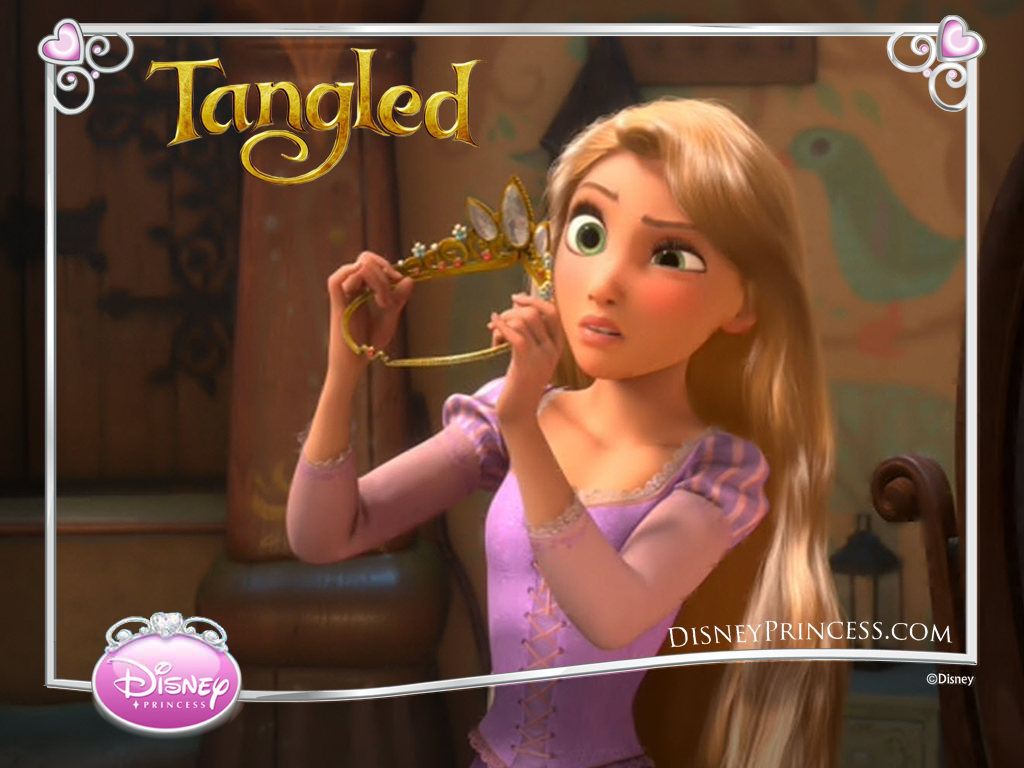 Tangled Rapunzel Wallpaper 1024x768