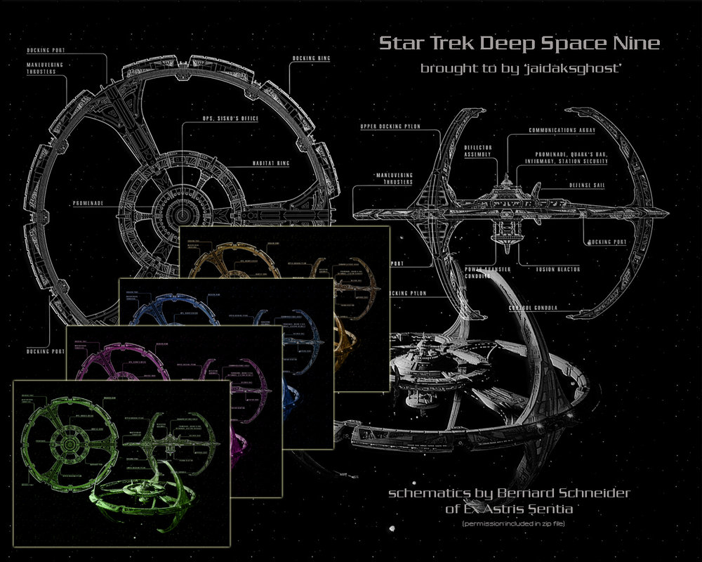 Deep Space Nine Schematics By Jaidaksghost