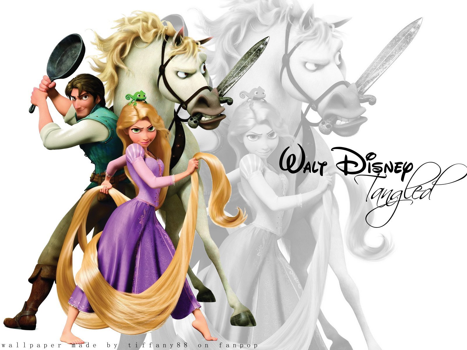 Tangled Rapunzel Disney Princess Wallpaper
