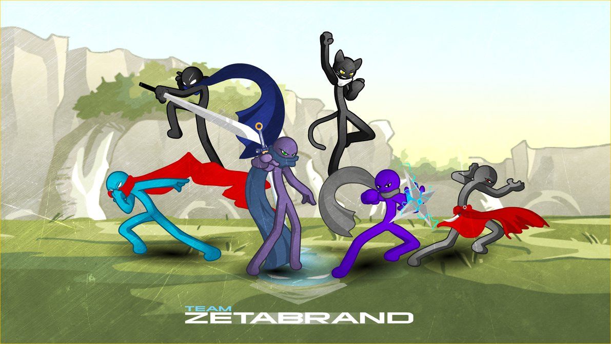 Zetabrand Wallpaper By C3whiterose Stick Figure Fighting