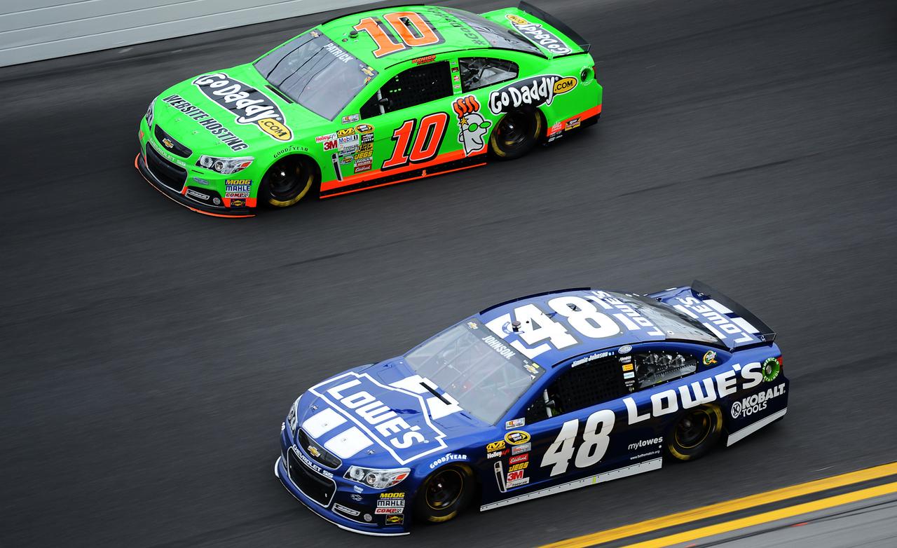 By Danica Patrick And Lowe S Chevrolet Driven Jimmie Johnson