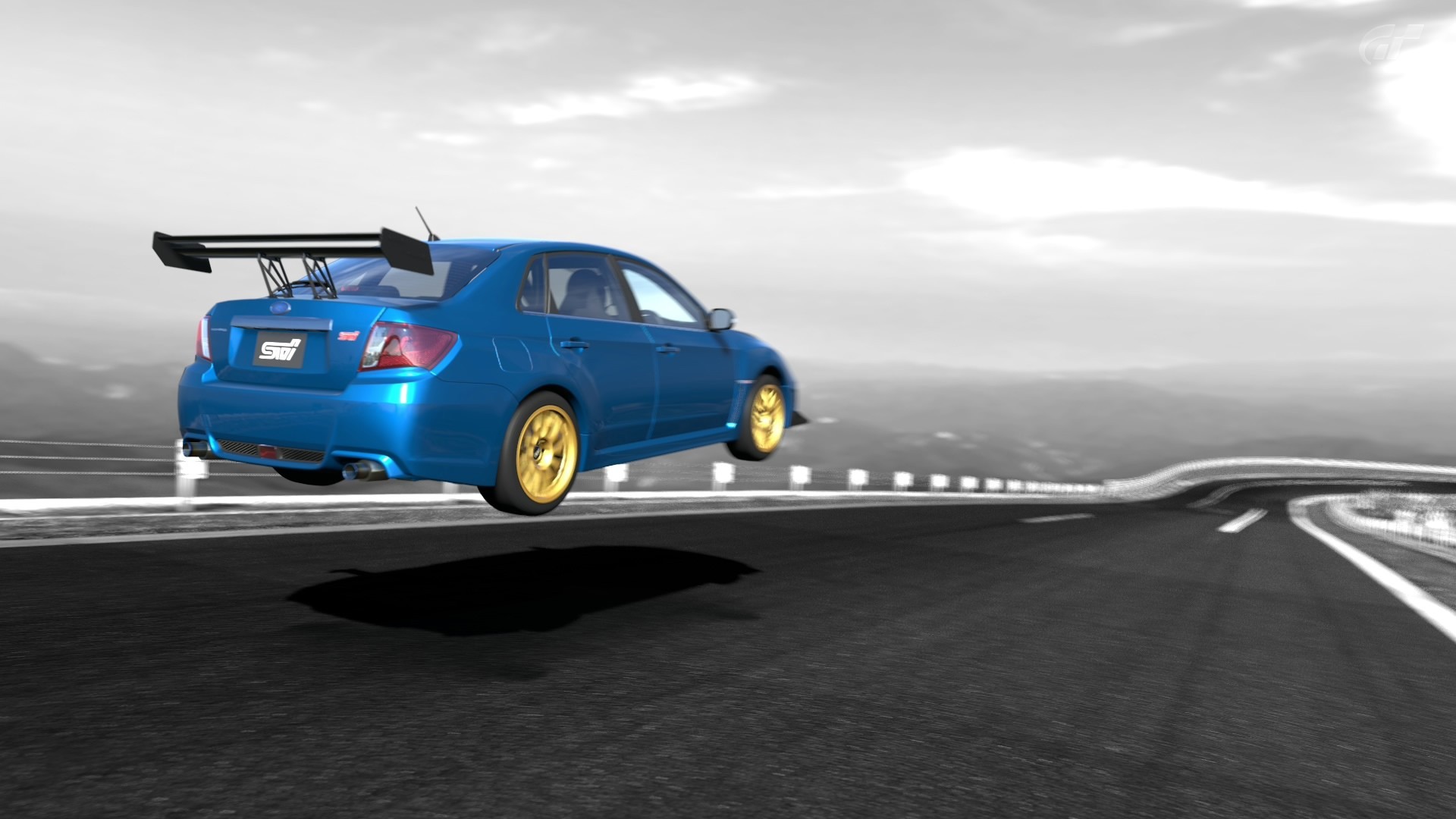 Car Rally Cars Subaru Impreza Blue Wallpaper HD