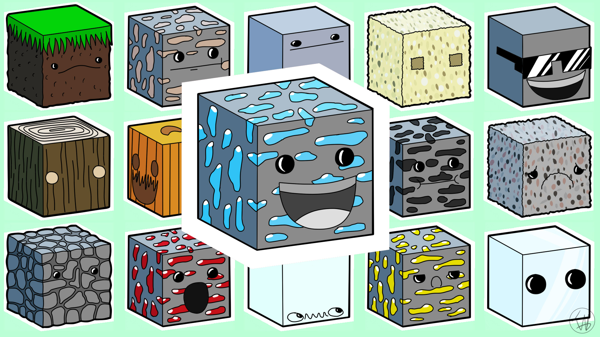 Blocks Minecraft Wallpaper By Ishmanallenlitchmore