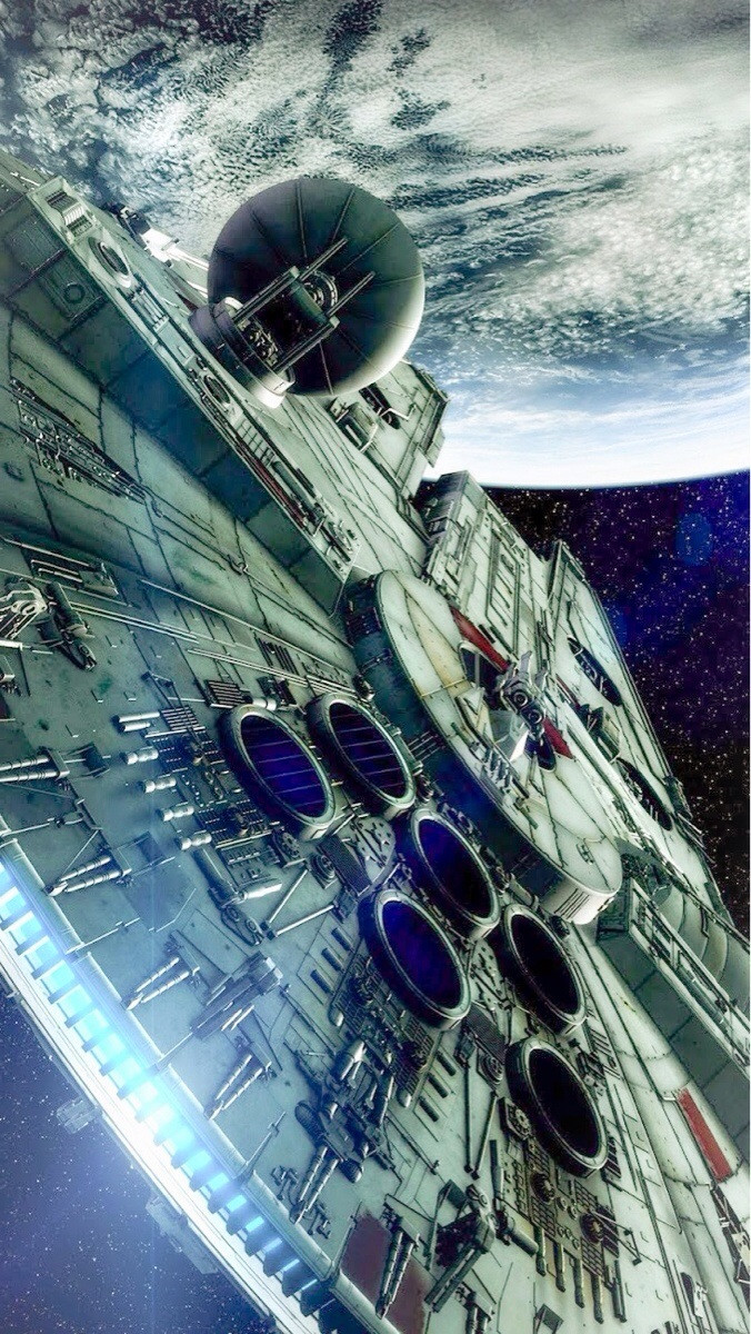 Awesome Millennium Falcon iPhone Iwallpaper Wallpaper Pictures