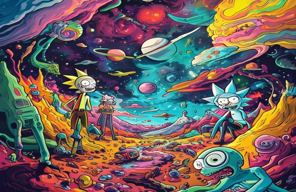 Supreme Rick And Morty Wallpaper