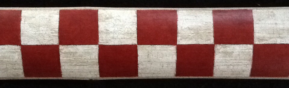Red WhiteBeige Checkered Wallpaper Border Borders