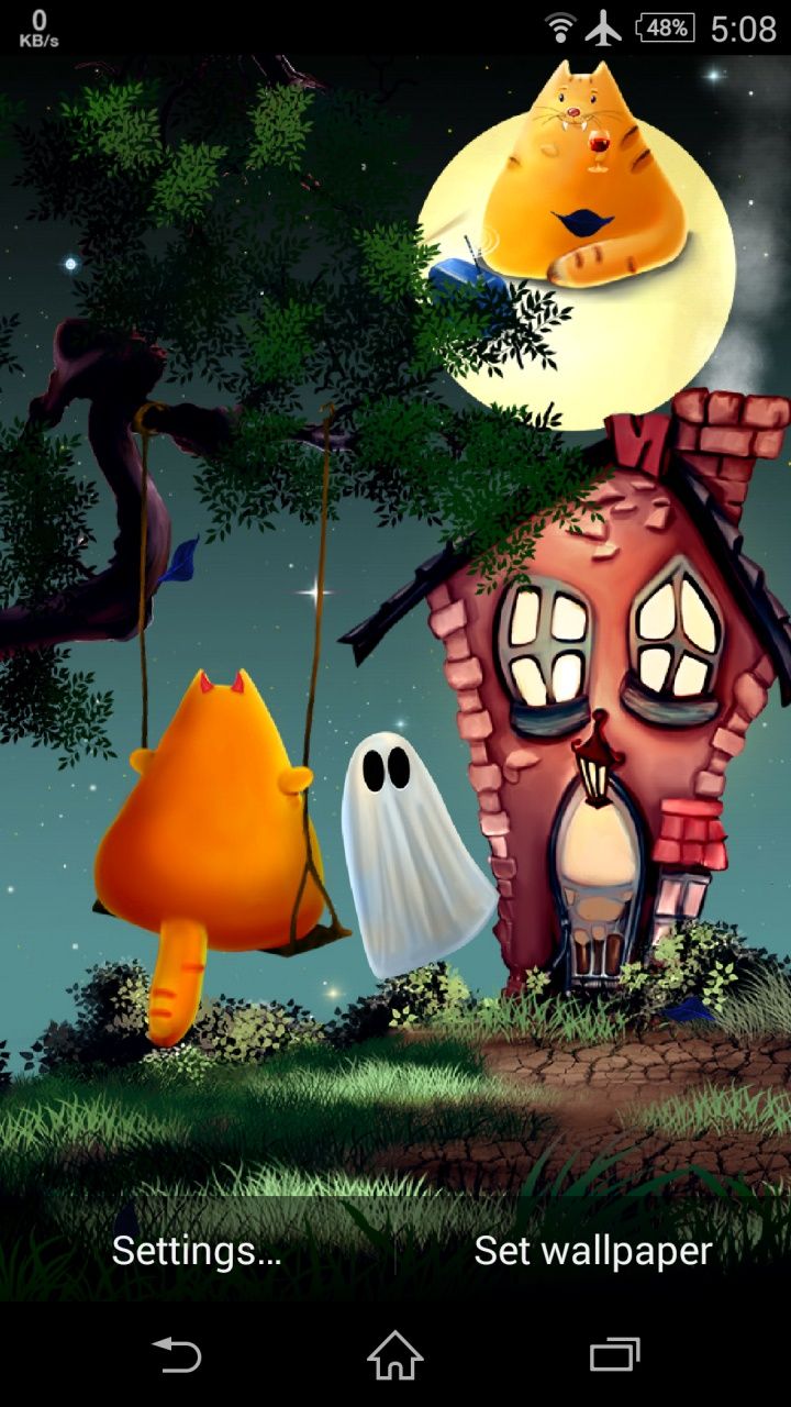 Cute Halloween Live Wallpaper For Android Topandroidwallpaper