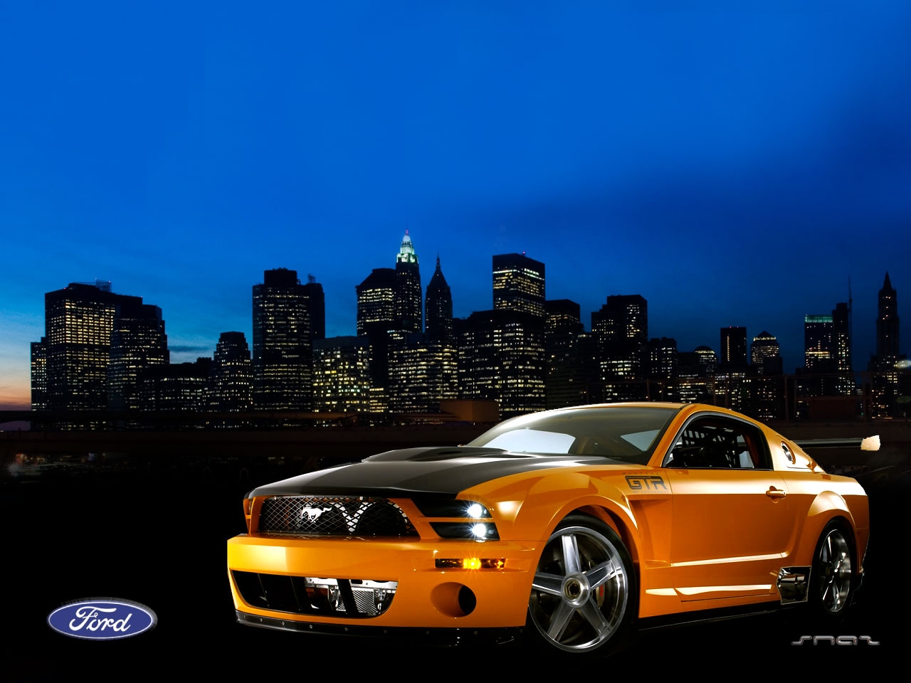 Ford Mustang Logo Wallpaper HD Image