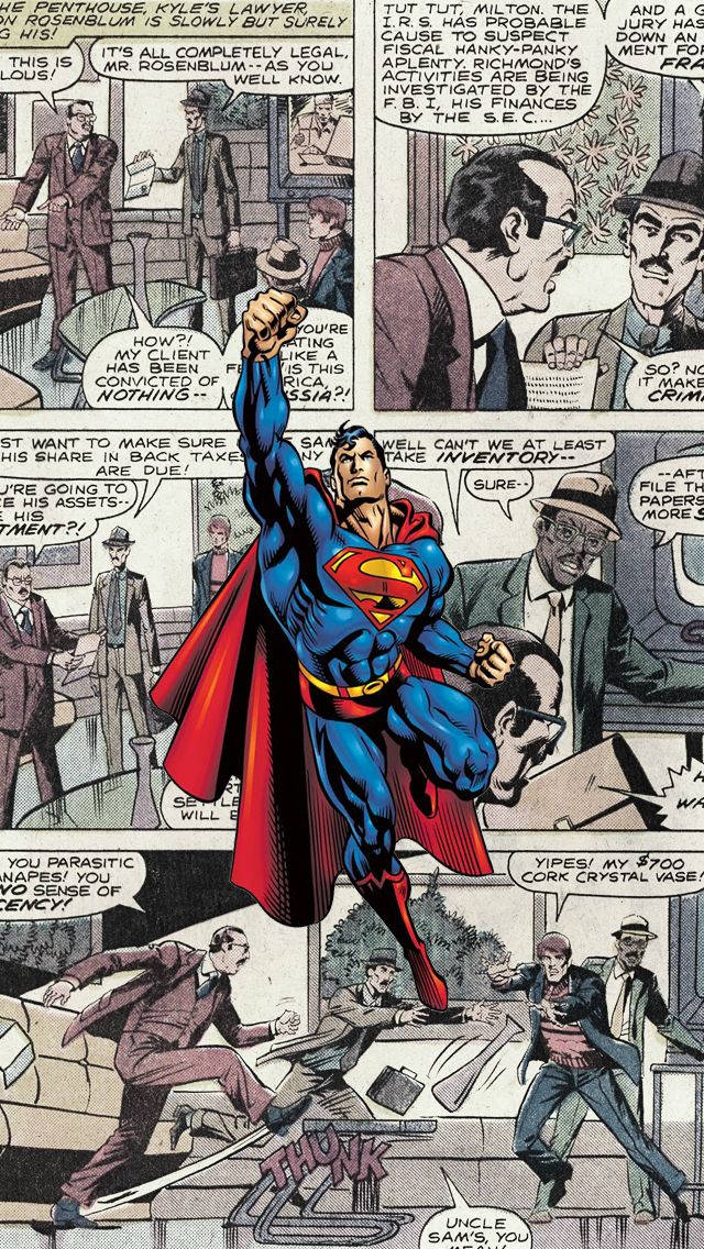 Superman Ics The iPhone Wallpaper
