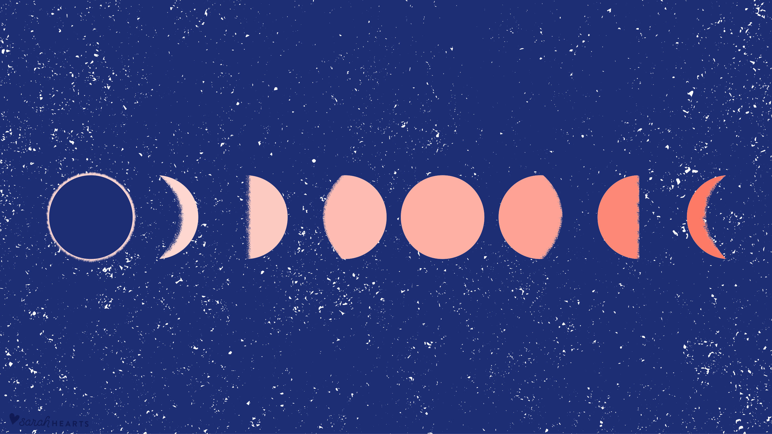 Phases Of The Moon Wallpaper