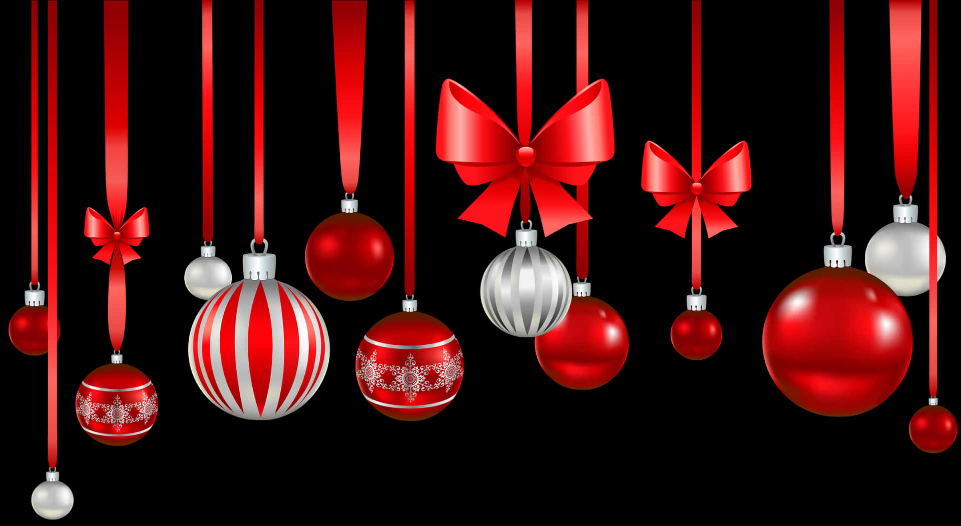 Sparkle Your Holidays With This Christmas Ornament Wallpaper
