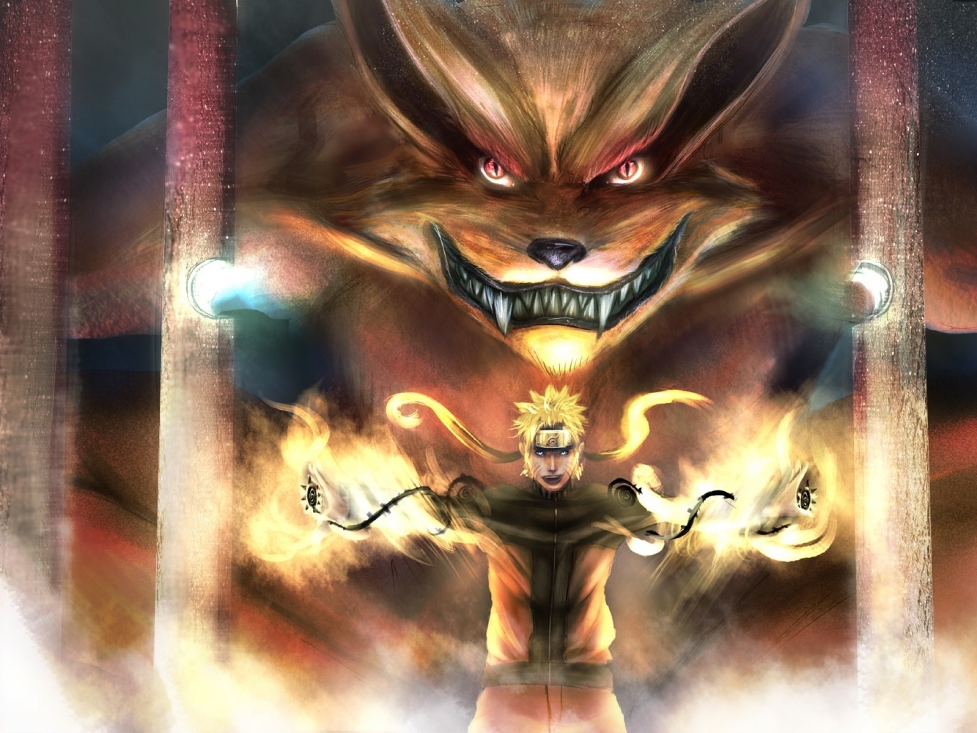 Tailed Fox Wallpaper