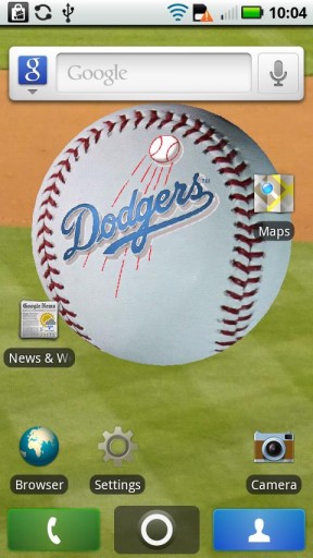 Bigger La Dodgers Live 3d Wallpaper For Android Screenshot