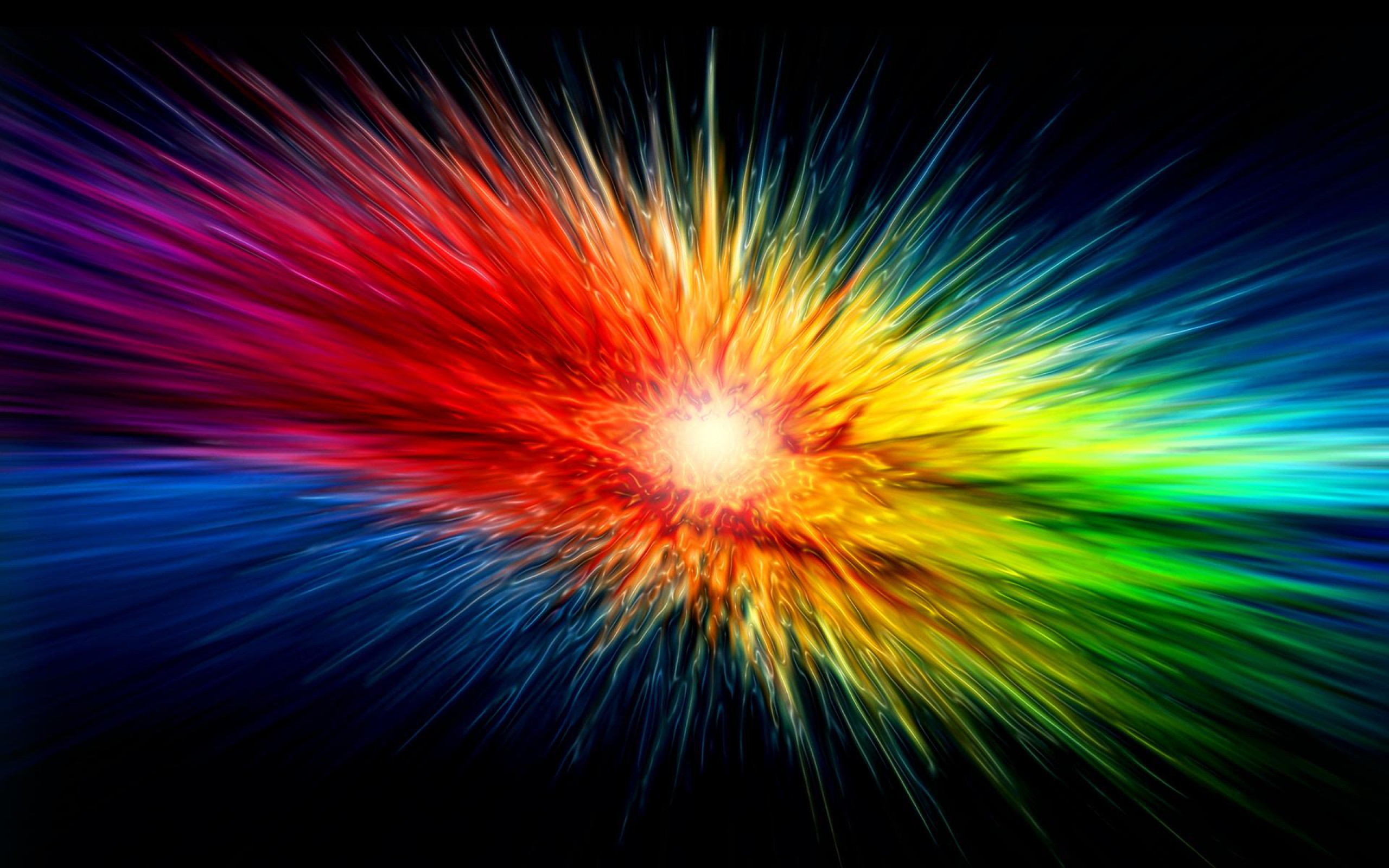 Abstract Colorful Explosion Wallpaper
