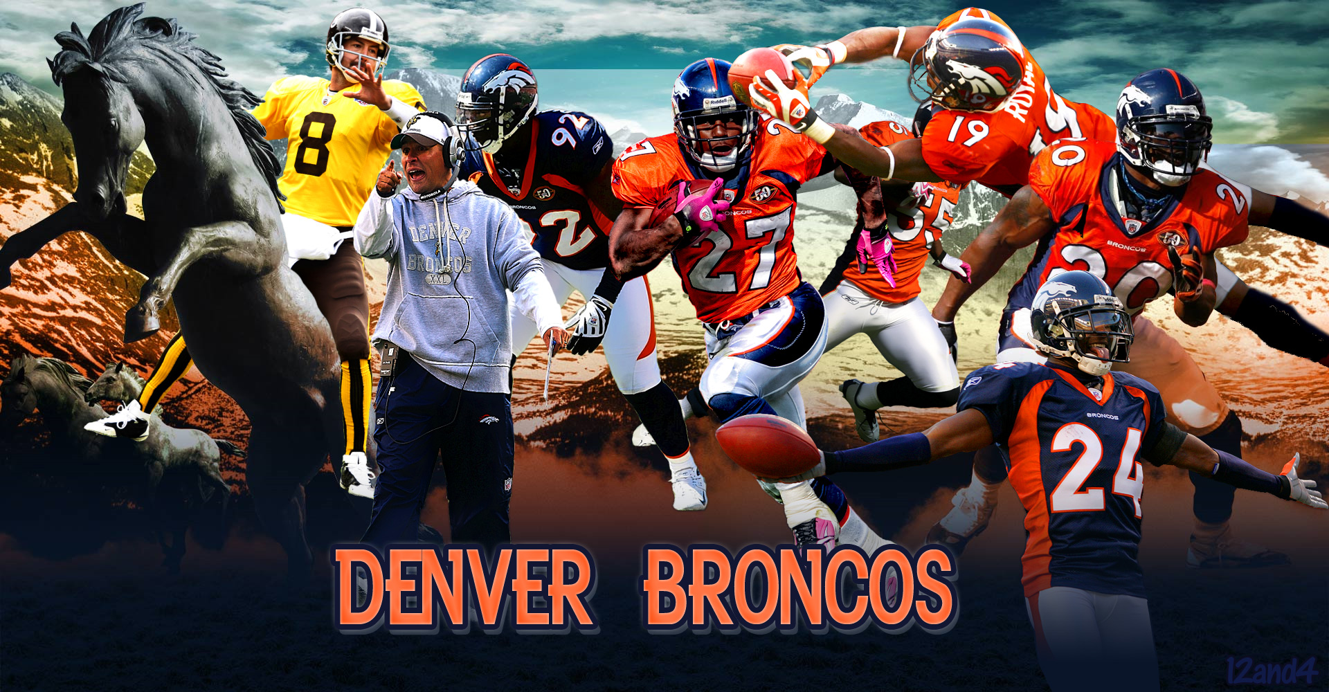 Denver Broncos desktop wallpapers Denver Broncos wallpapers 1920x1000