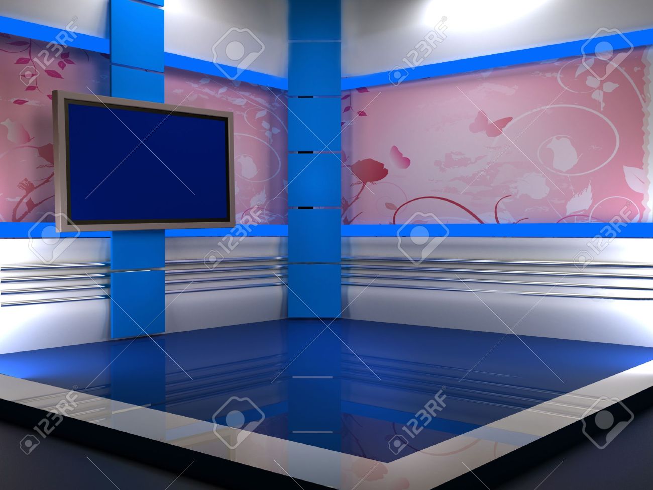 Background Studio For Tv Chroma Stock Photo Picture And Royalty
