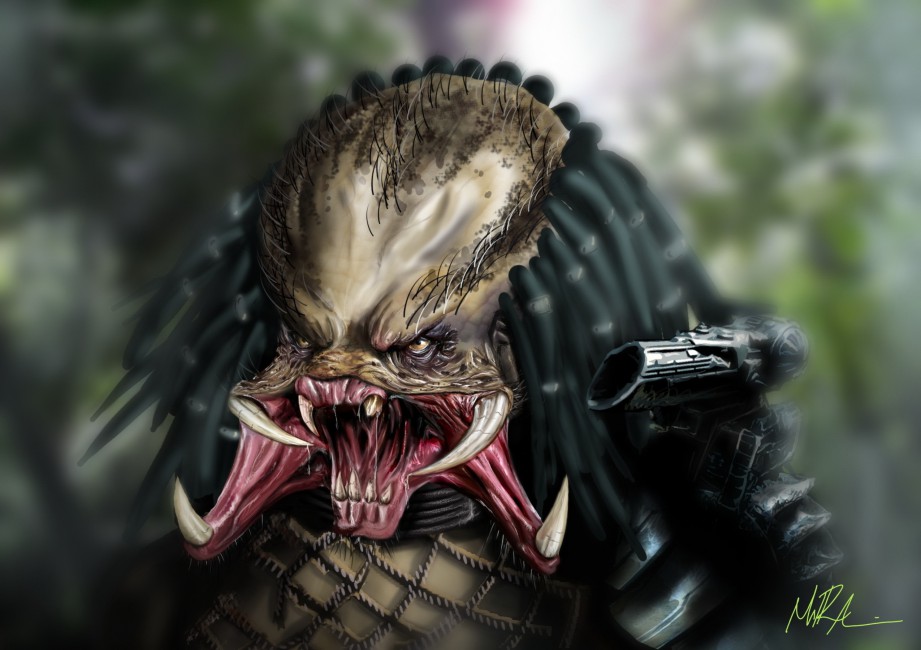 Predator Creature Dangerous Drawing Art Fantasy Stock