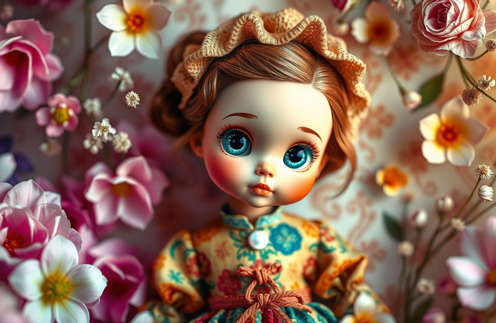 Very Cute Doll Wallpaper