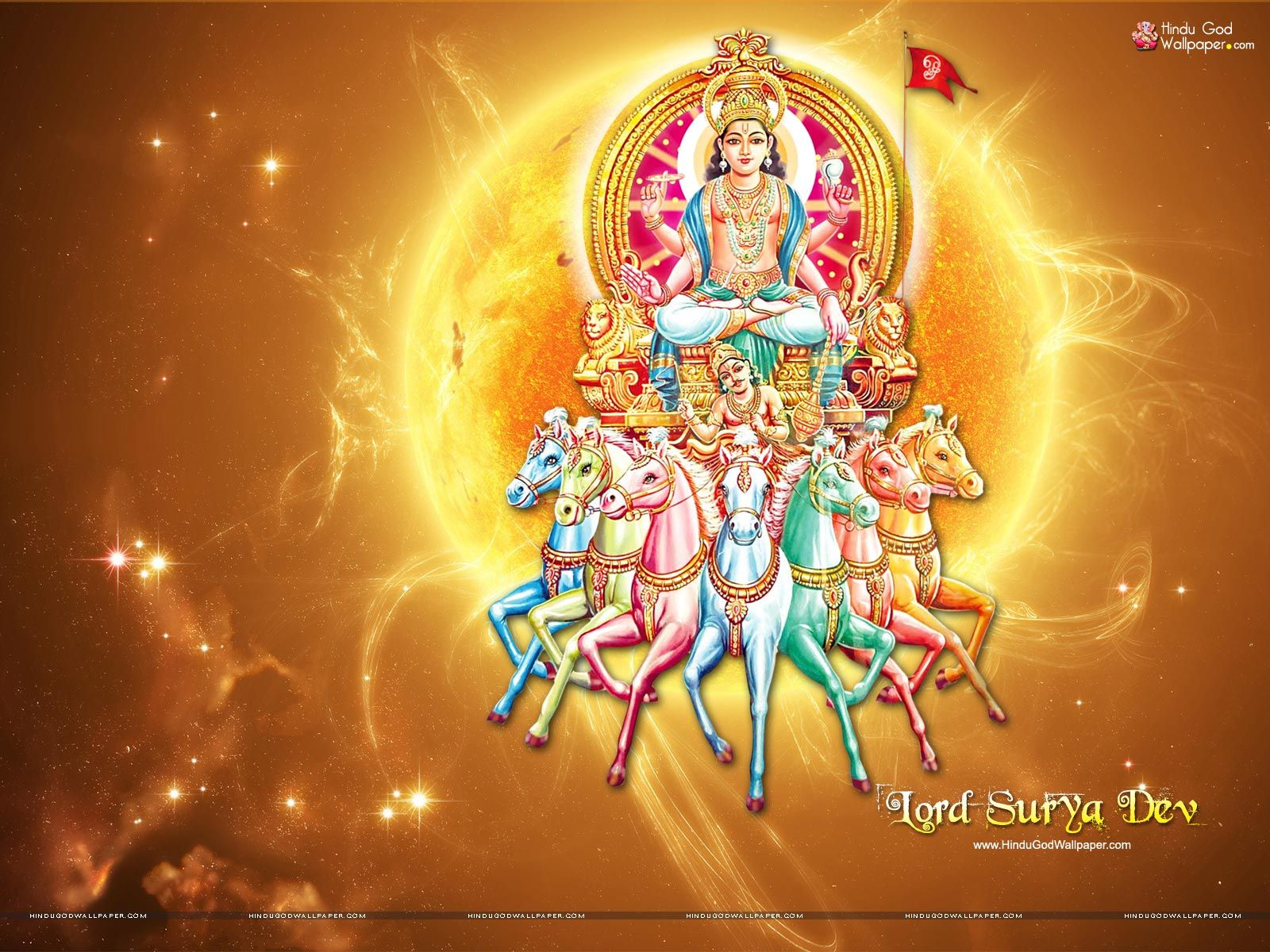 Lord Surya Dev Wallpaper For Desktop With