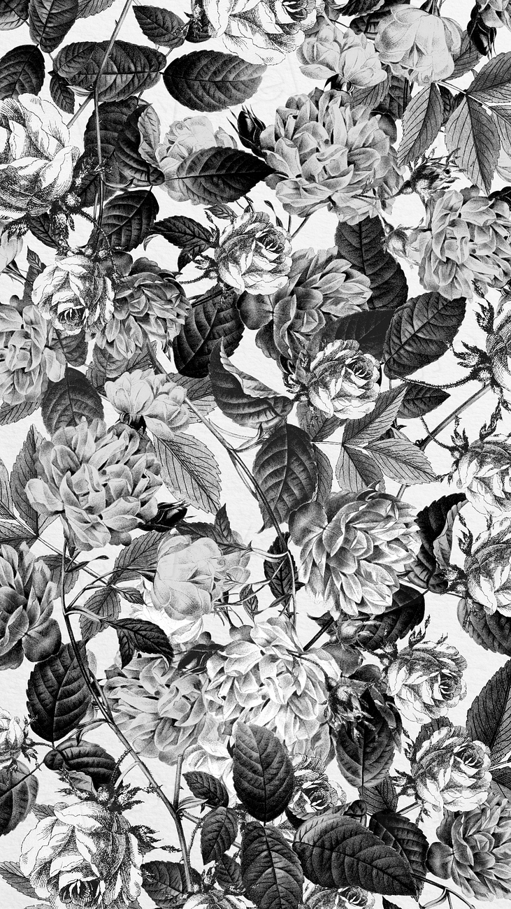 Vintage Wildflower Pattern Mobile Wallpaper