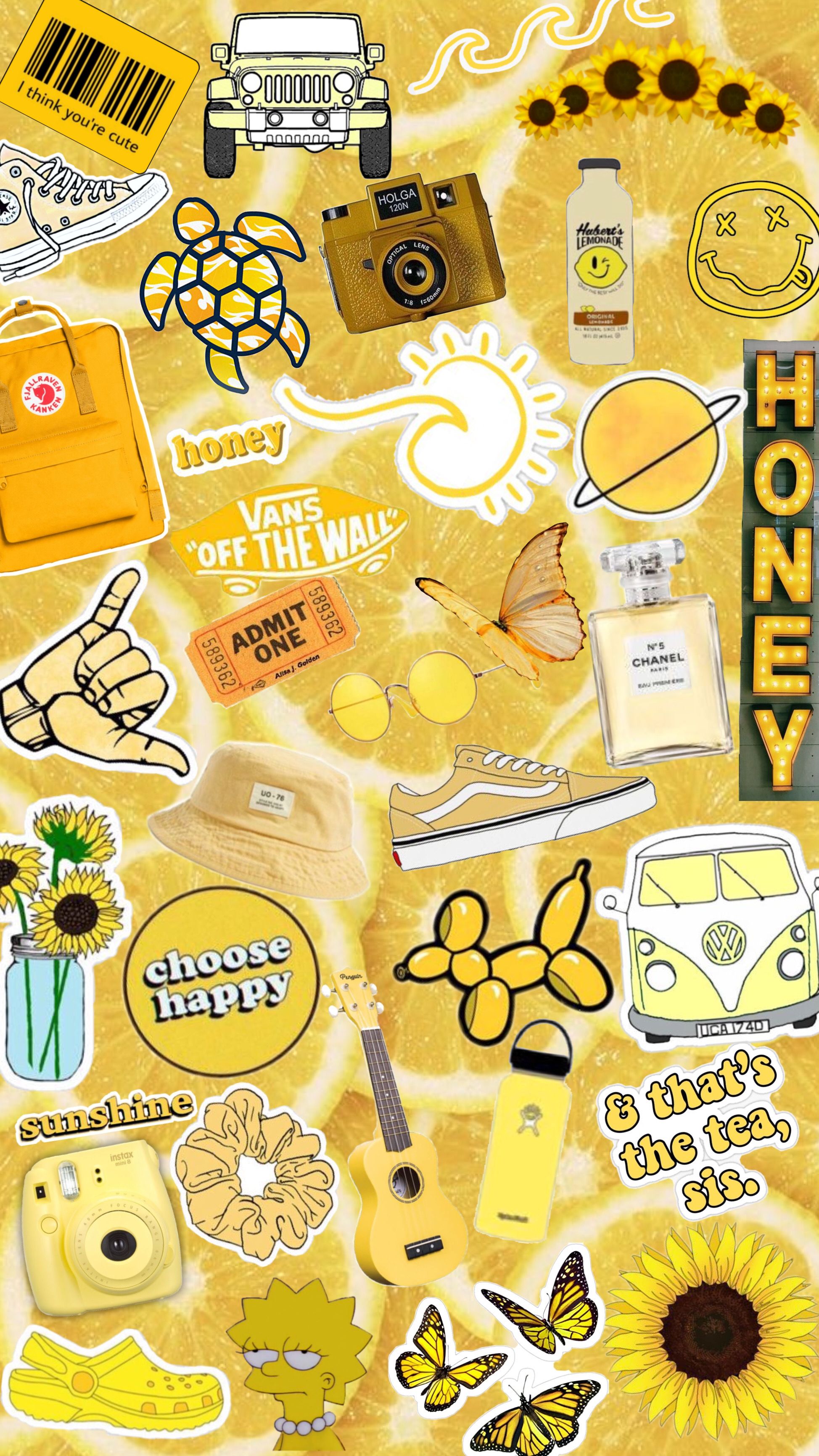 Aesthetic Yellow Wallpaper